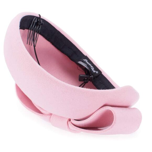 2696 Teardrop Women 1940s Wool Felt Fascinator Hat Bow Tam Beret Casque A568 main image 4